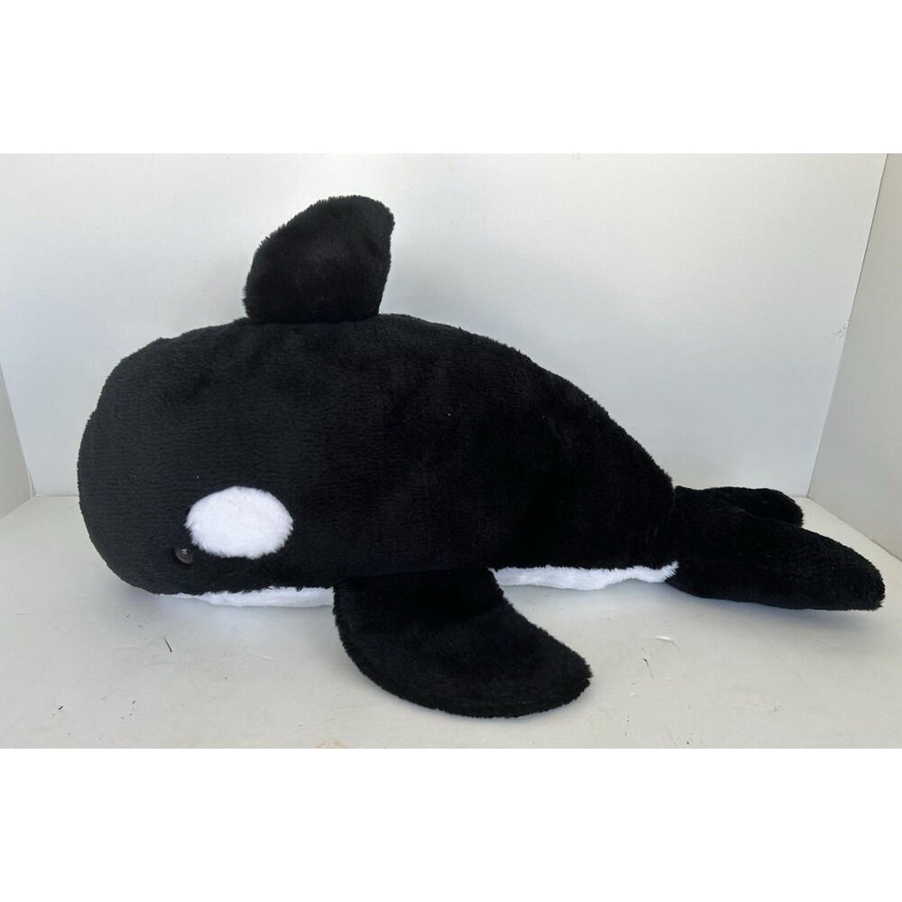 Vintage 1998 Sea World Orca Killer Whale Plush Stuffed Animal 24” Shamu
